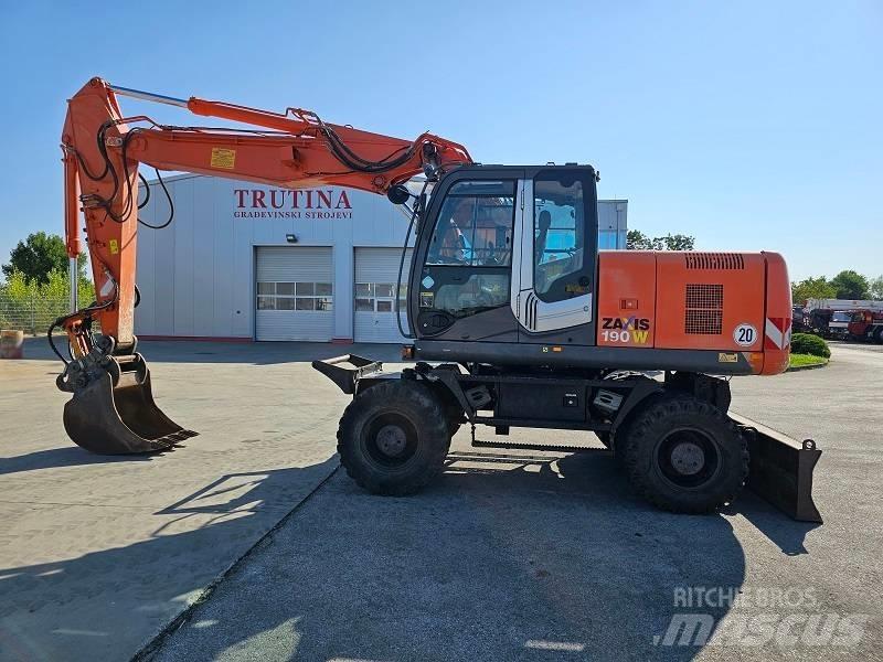 Hitachi ZX 190 W-3 Kolová rýpadla