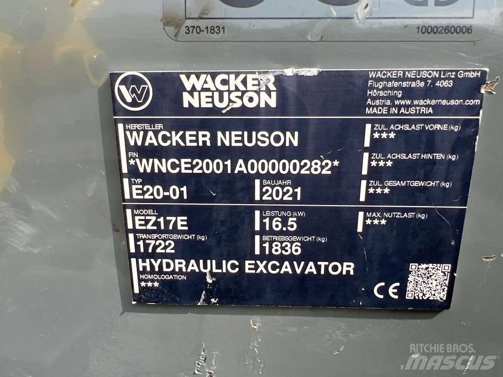 Wacker Neuson EZ17e Pásová rýpadla