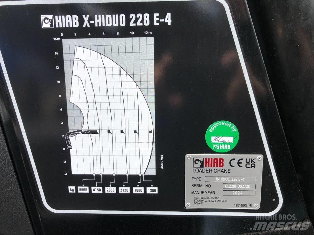 HIAB X-HiDuo 228 E-4 Nakládací jeřáby