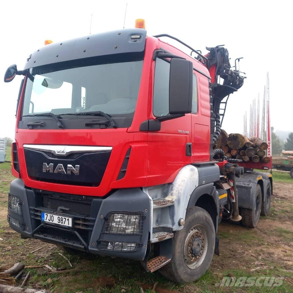 MAN TGS 13.480 Vozy na přepravu kmenů