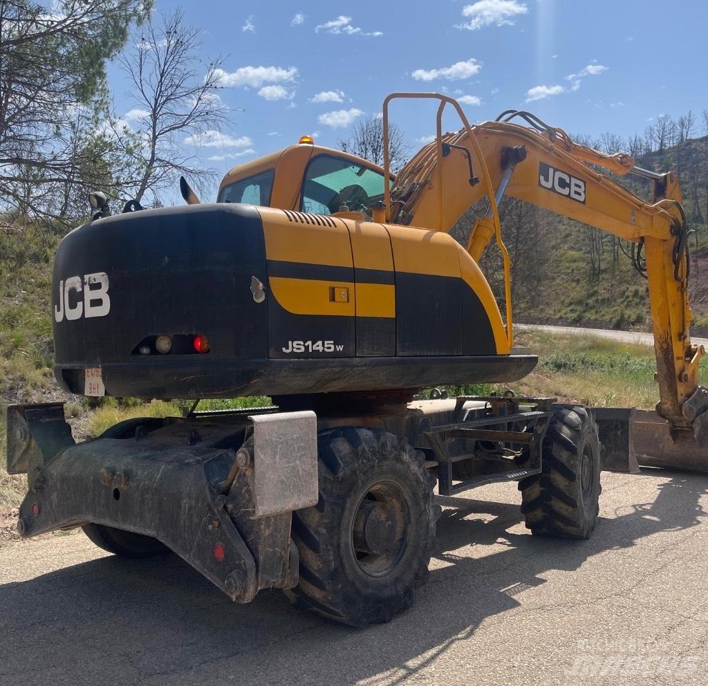JCB JS 145 W Kolová rýpadla