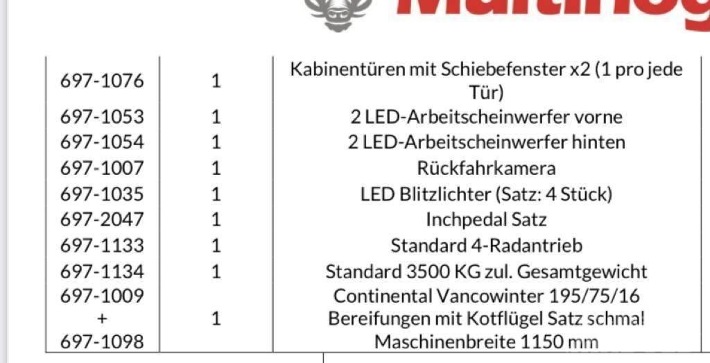 Multihog CX55 Nosiče nářadí