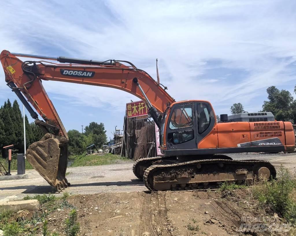 Doosan DX 340 LC-9C Pásová rýpadla