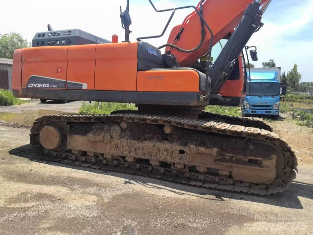 Doosan DX 340 LC-9C Pásová rýpadla