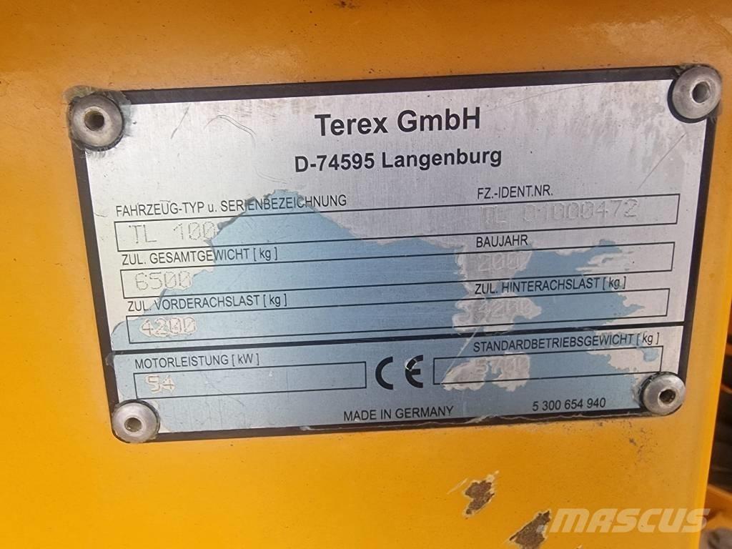 Terex TL 100 Kolové nakladače