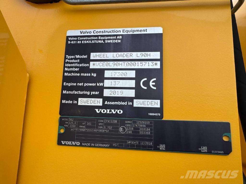 Volvo L 90 H Kolové nakladače