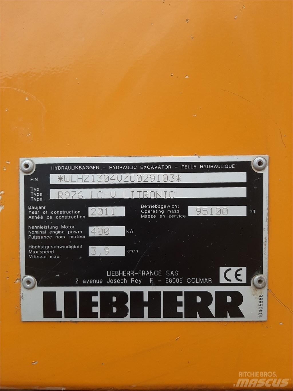 Liebherr 976 Pásová rýpadla