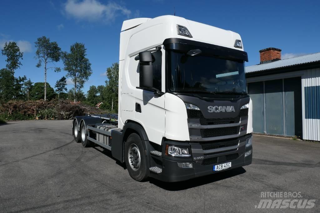 Scania G500B6x2NB Hákový nosič kontejnerů