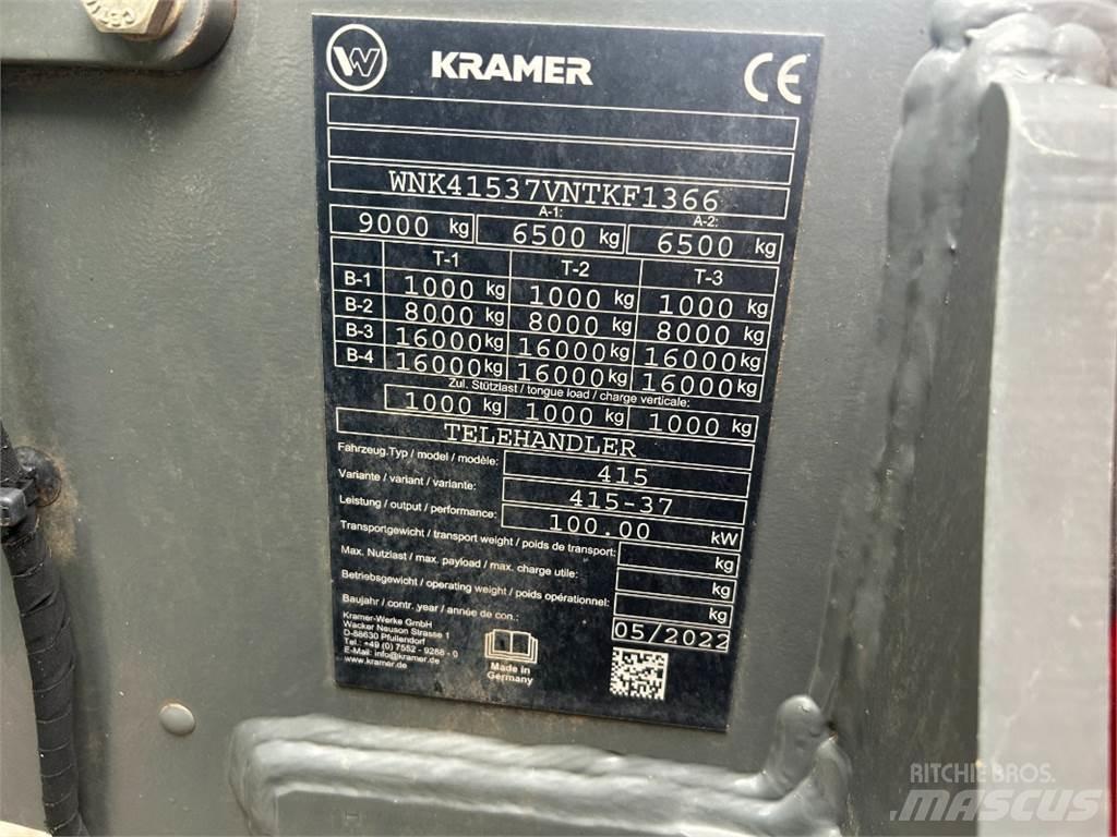 Kramer KT 407 Teleskopické manipulátory