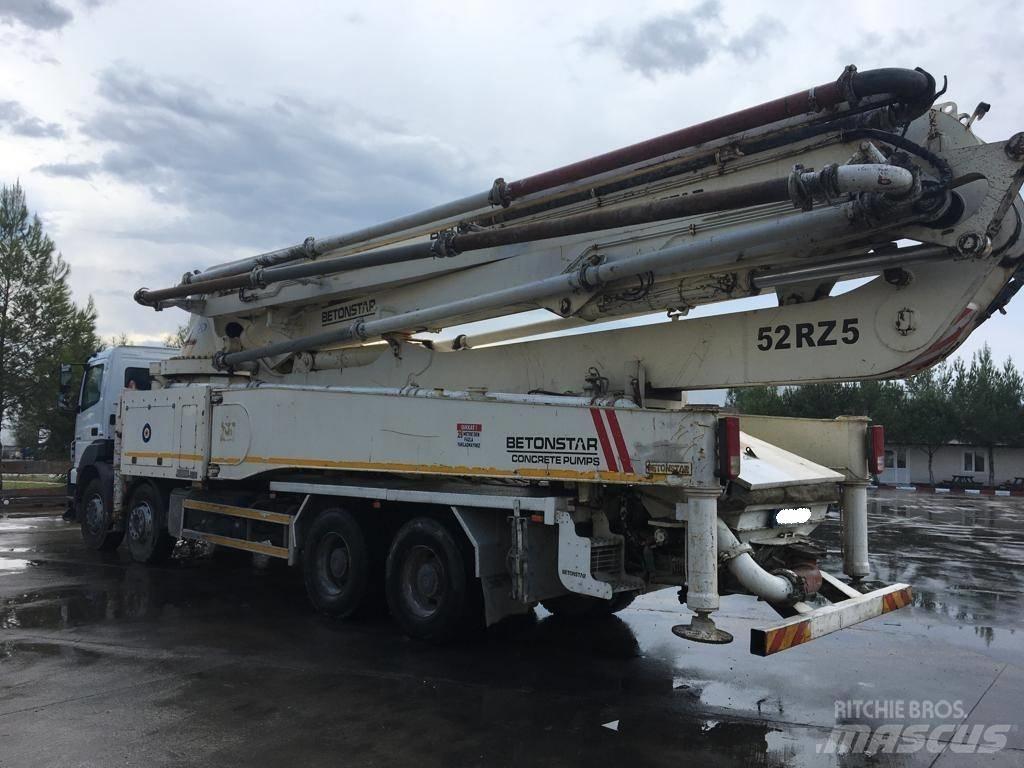 Betonstar 52M-5RZ Nákladní auta s čerpadly betonu