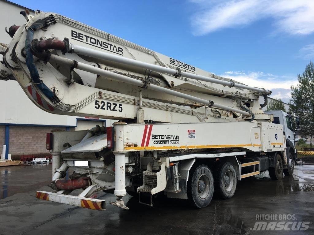 Betonstar 52M-5RZ Nákladní auta s čerpadly betonu