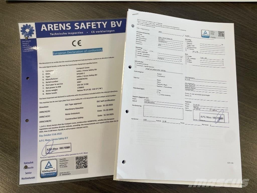 Jekko SPD 265 C  SOLD Minijeřáby