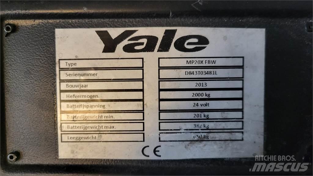 Yale MP20X 2013 Nízkozdvižný vozík