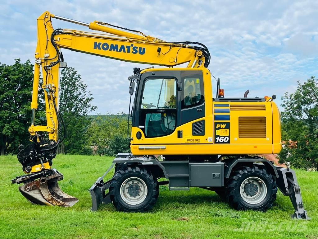 Komatsu PW 160 - 10 Kolová rýpadla