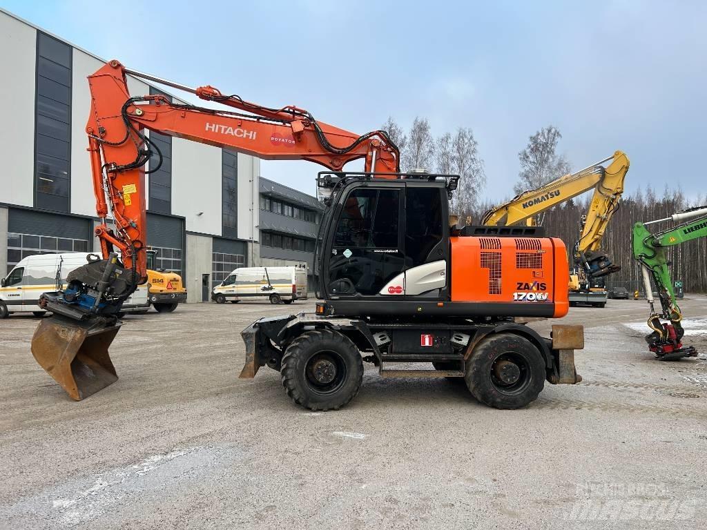Hitachi ZX 170 W-6 Kolová rýpadla