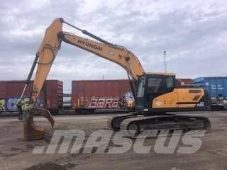 Hyundai HX 220 L Pásová rýpadla