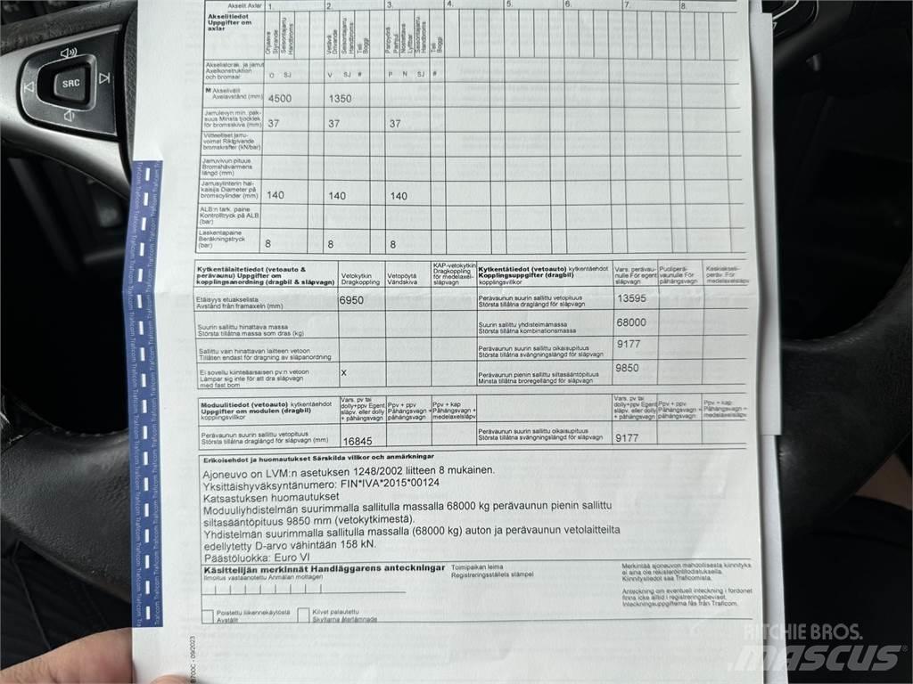 Scania R 520 6X2 Hákový nosič kontejnerů