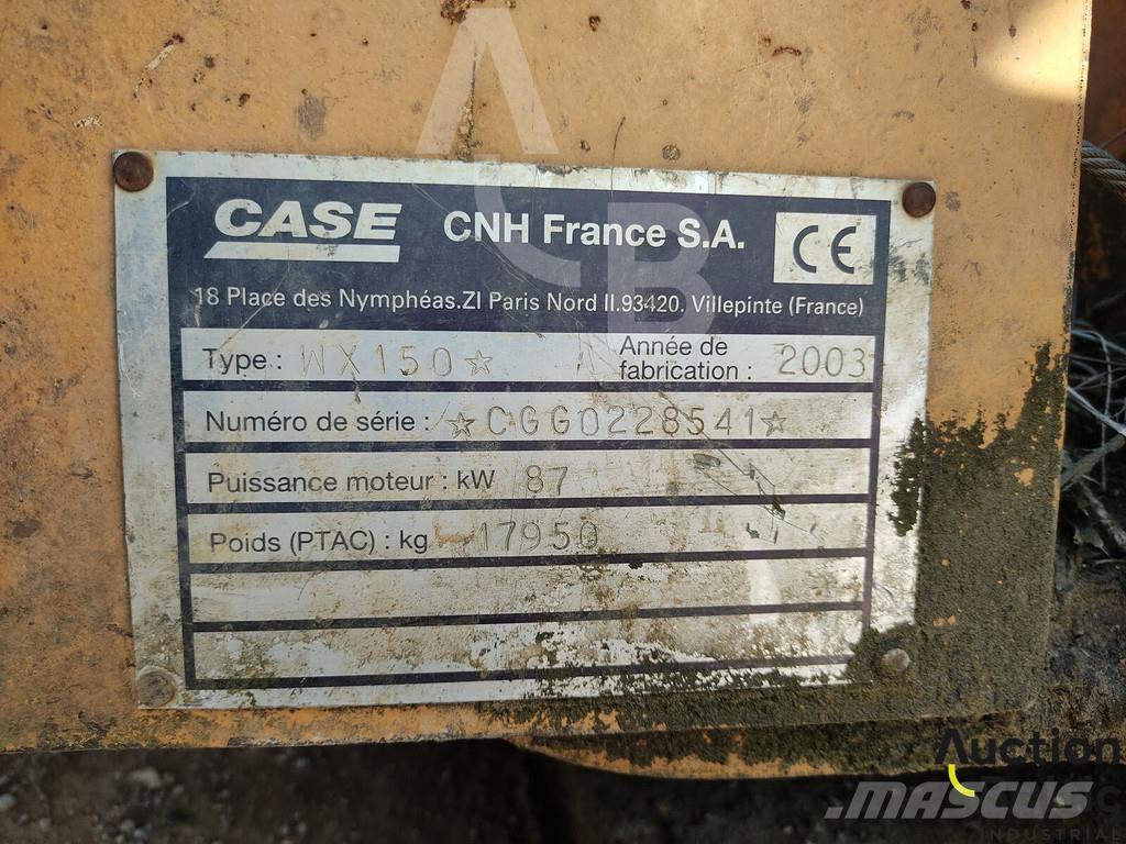 CASE WX 150 Kolová rýpadla
