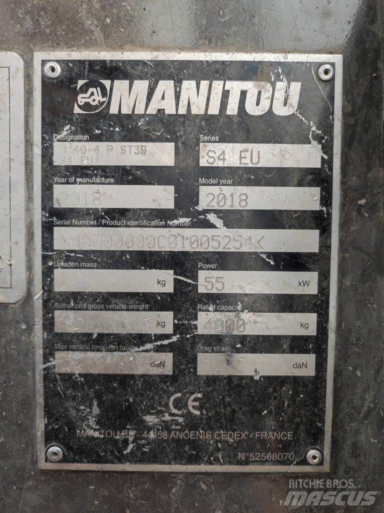 Manitou M 40.4 Terénní vysokozdvižné vozíky