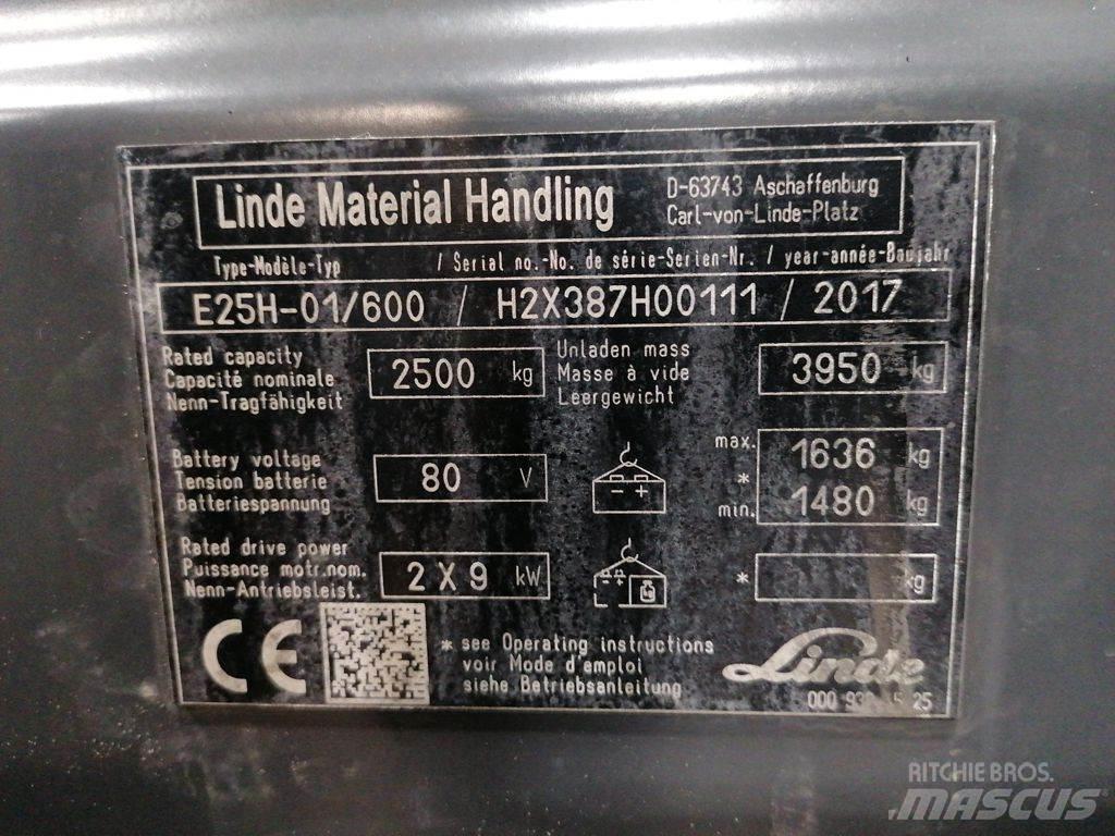 Linde E25H-01/600 Akumulátorové vozíky