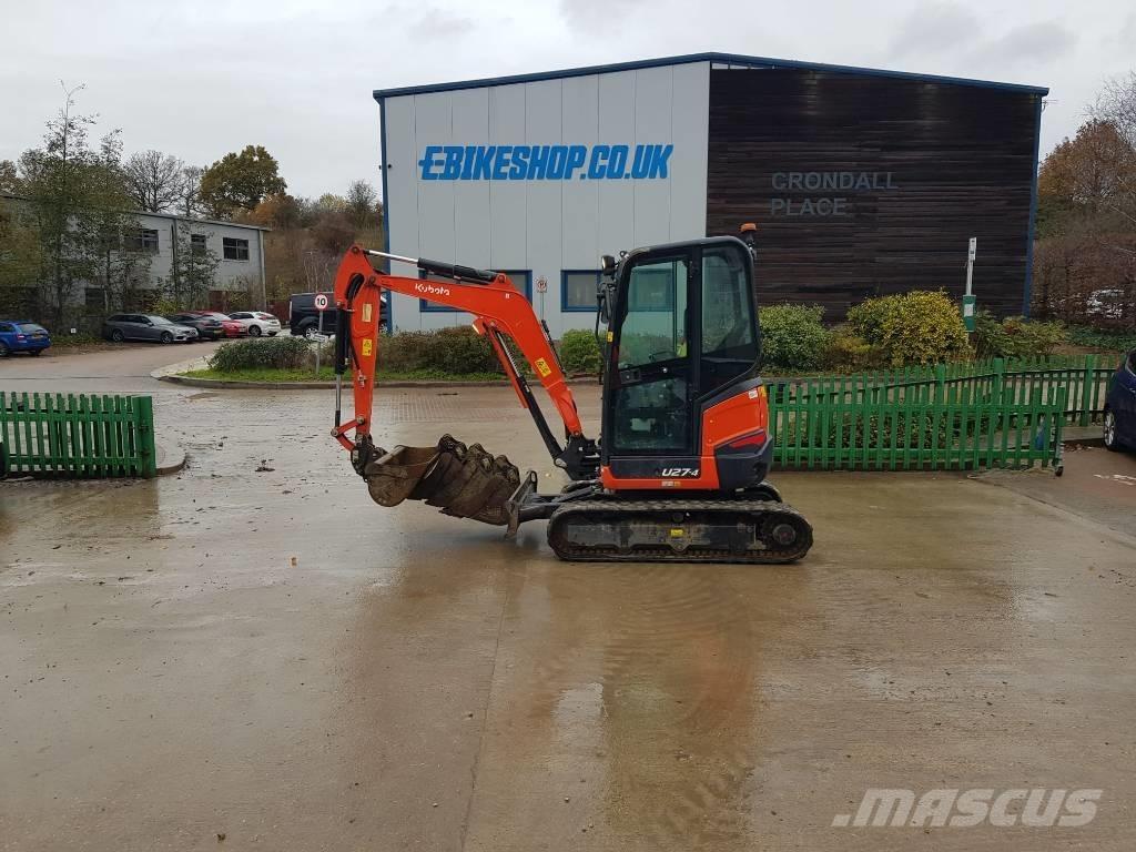 Kubota U27-4 Mini rýpadla < 7t