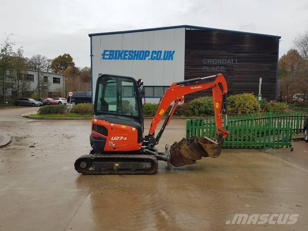 Kubota U27-4 Mini rýpadla < 7t