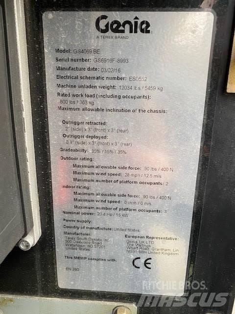 Genie GS-4069 BE Nůžková zvedací plošina