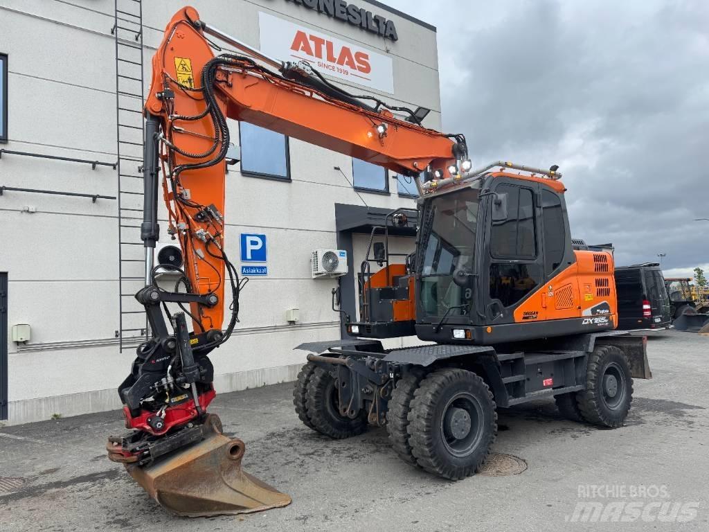 Doosan DX 165 W-5 Kolová rýpadla