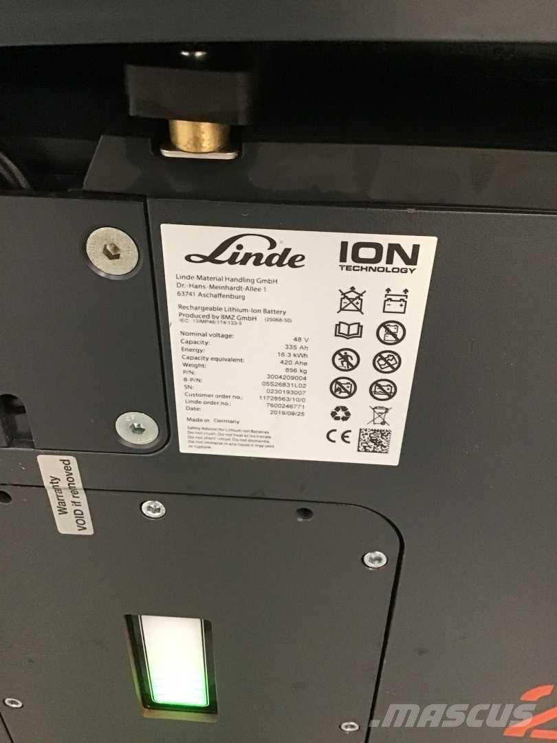 Linde E16 ION Akumulátorové vozíky
