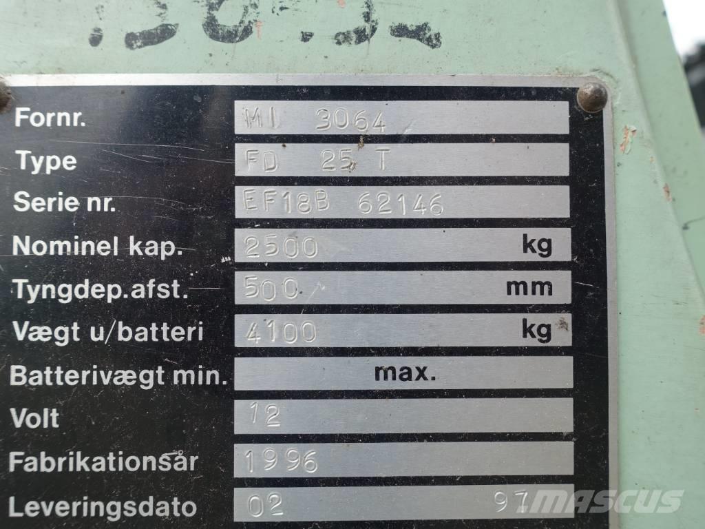 Mitsubishi FD 25 T Dieselové vozíky