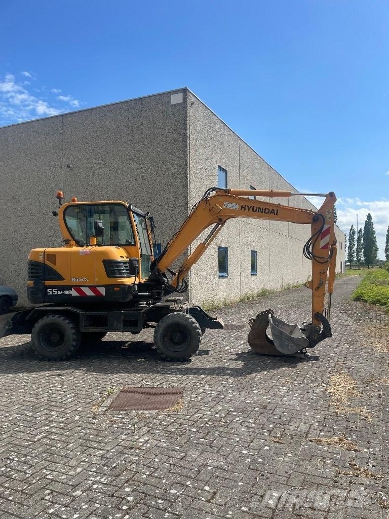 Hyundai 55w9a Kolová rýpadla