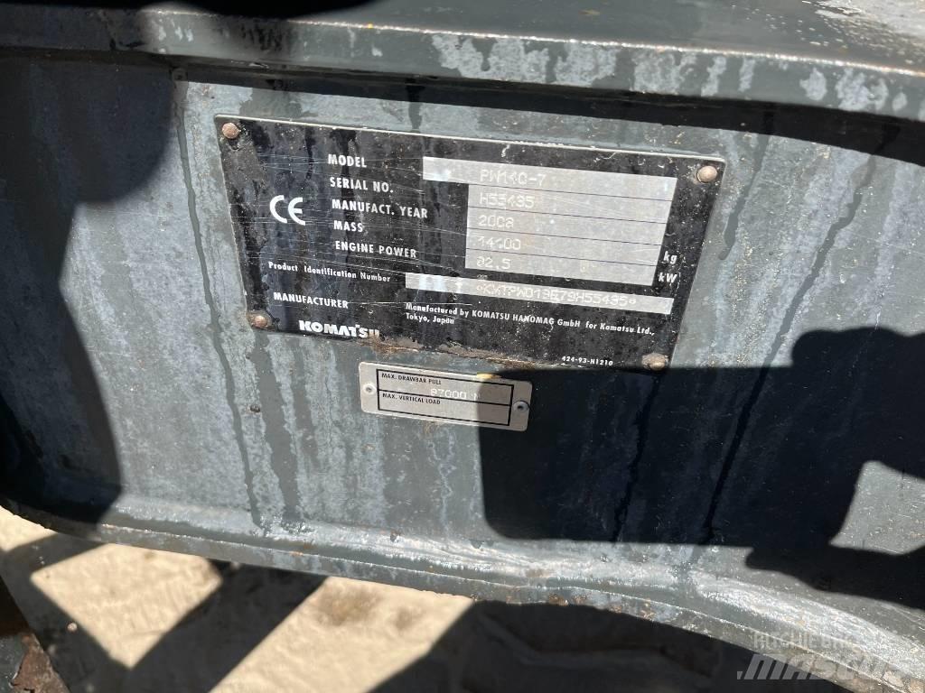 Komatsu PW 140-7 Kolová rýpadla