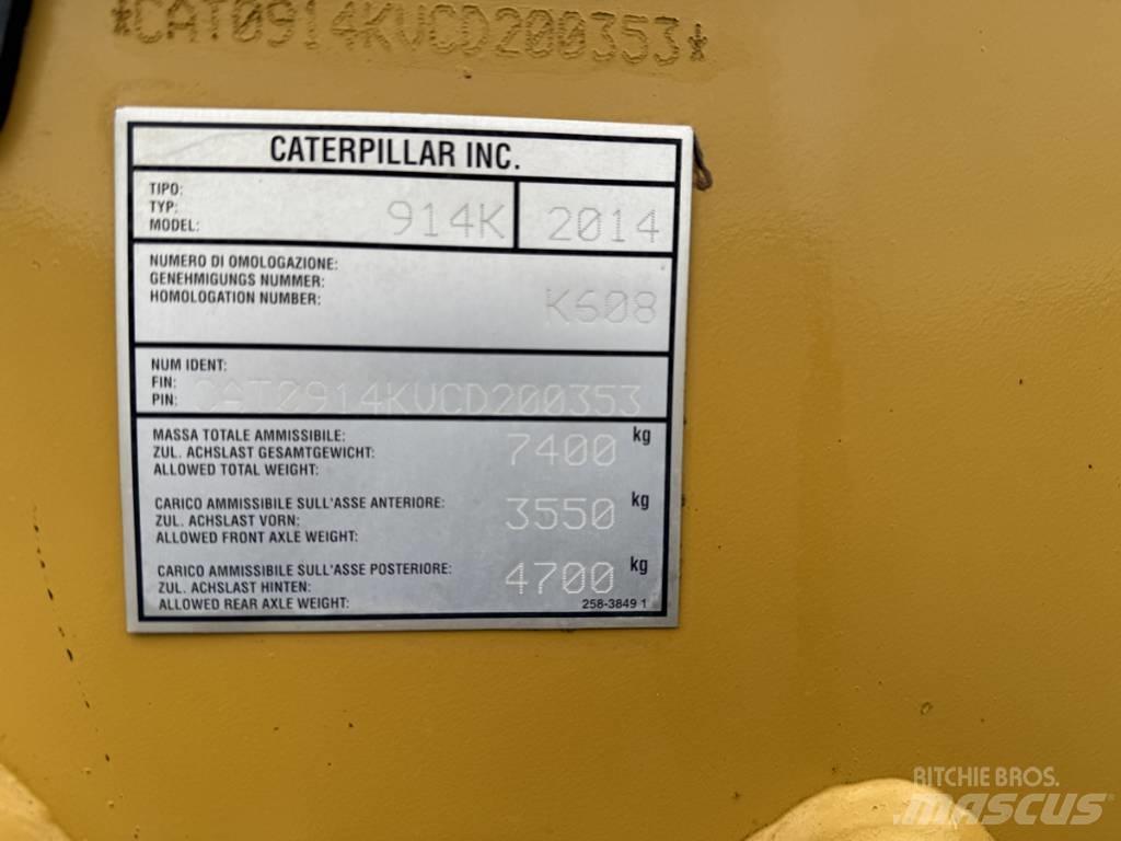 CAT 914K shovel Kolové nakladače