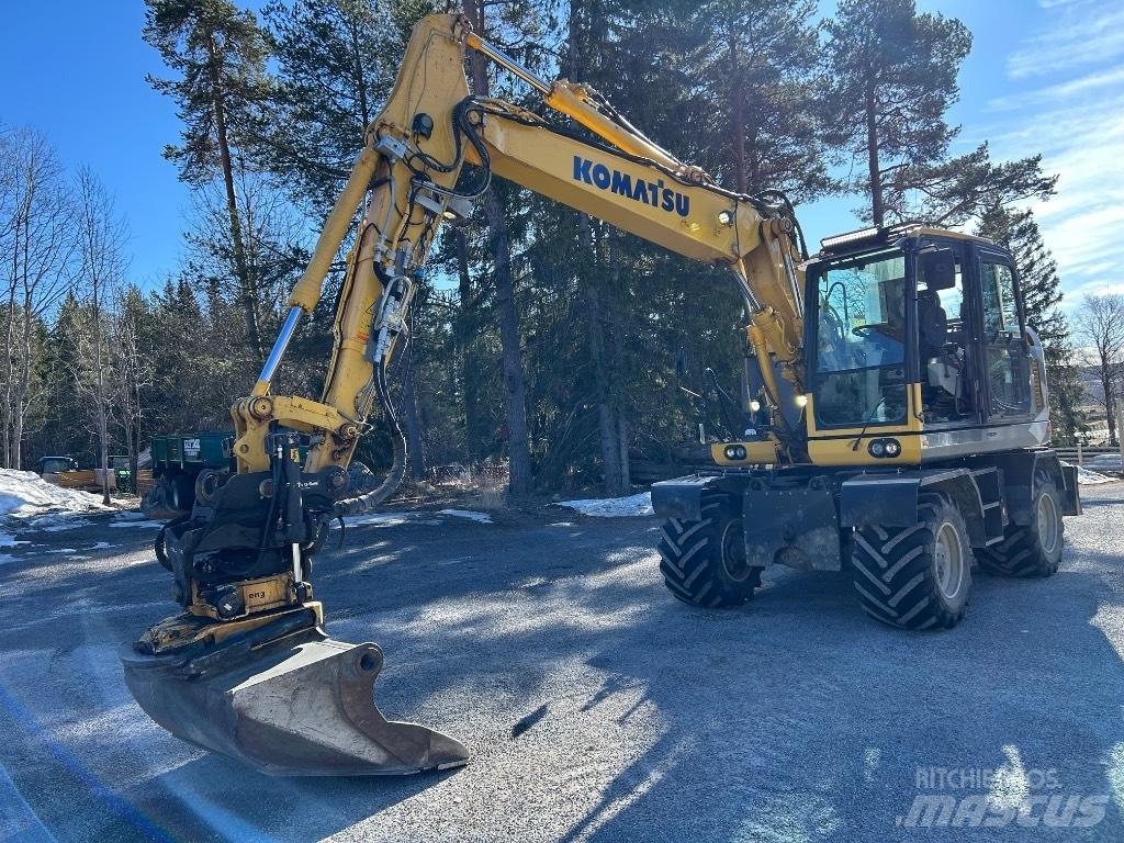 Komatsu PW148 -10 Kolová rýpadla