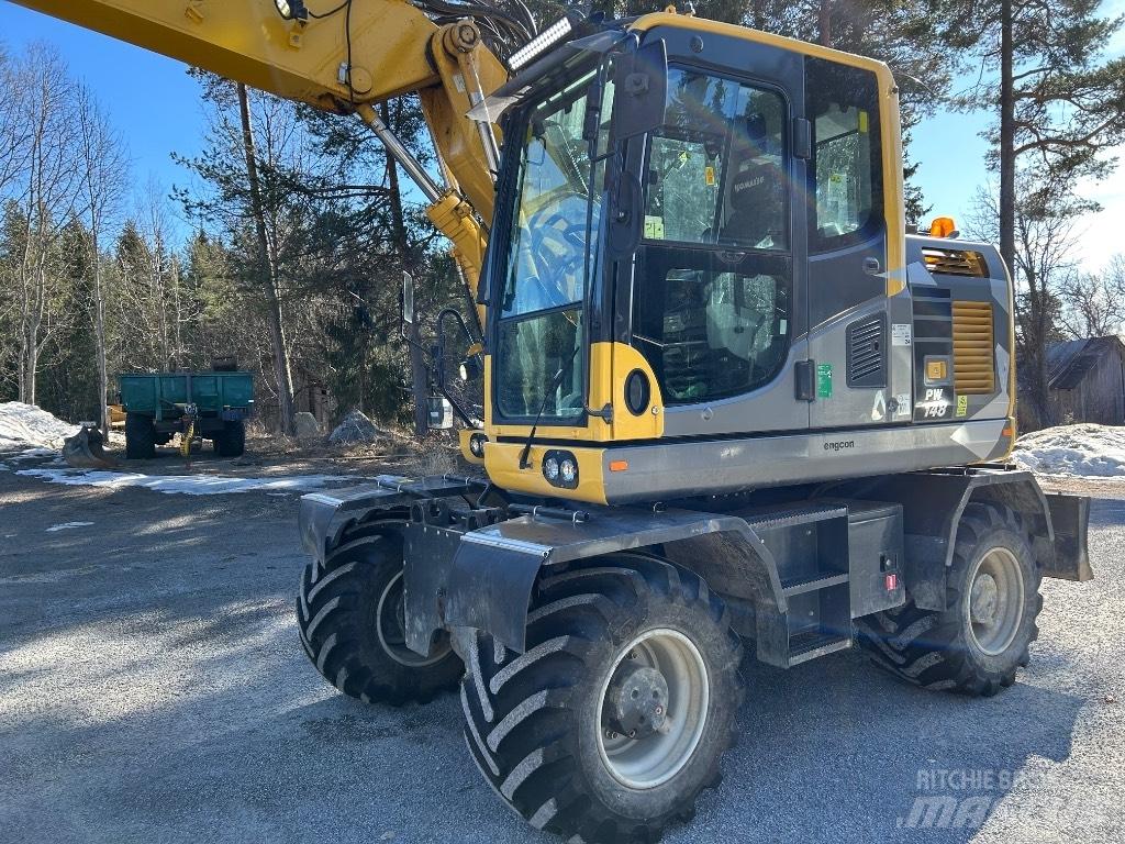 Komatsu PW148 -10 Kolová rýpadla