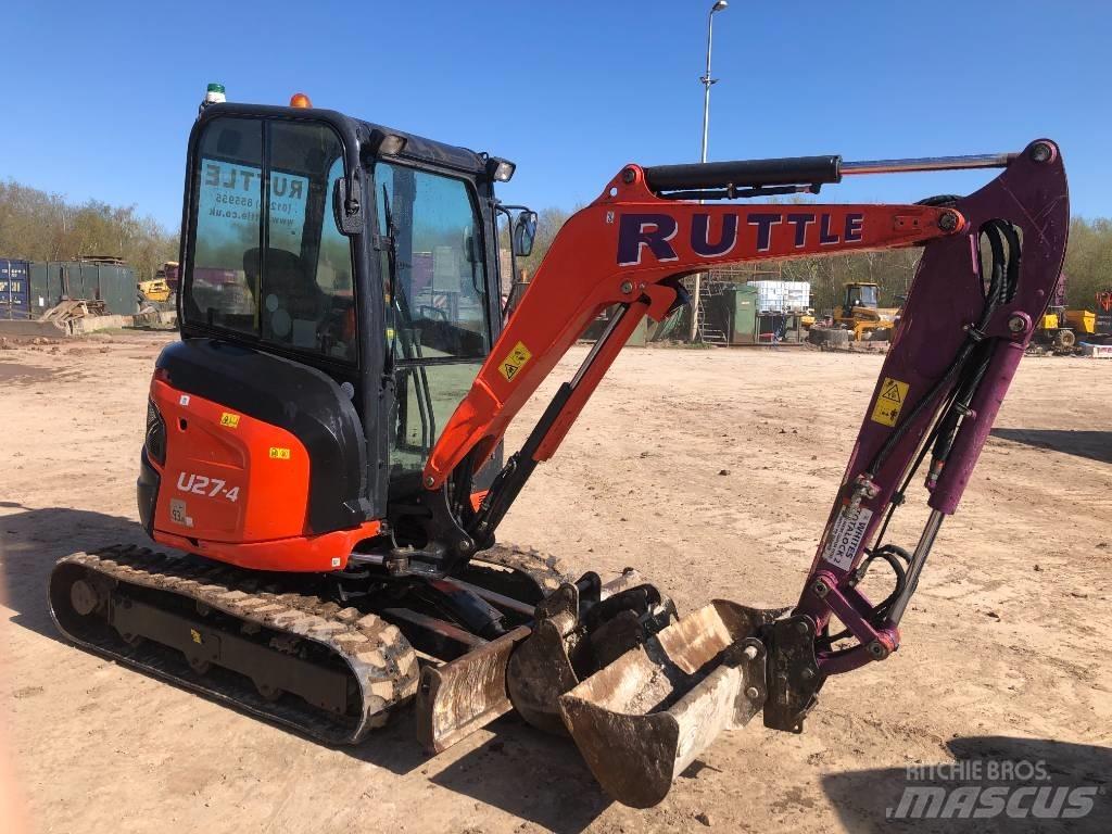 Kubota U 27-4 Mini rýpadla < 7t