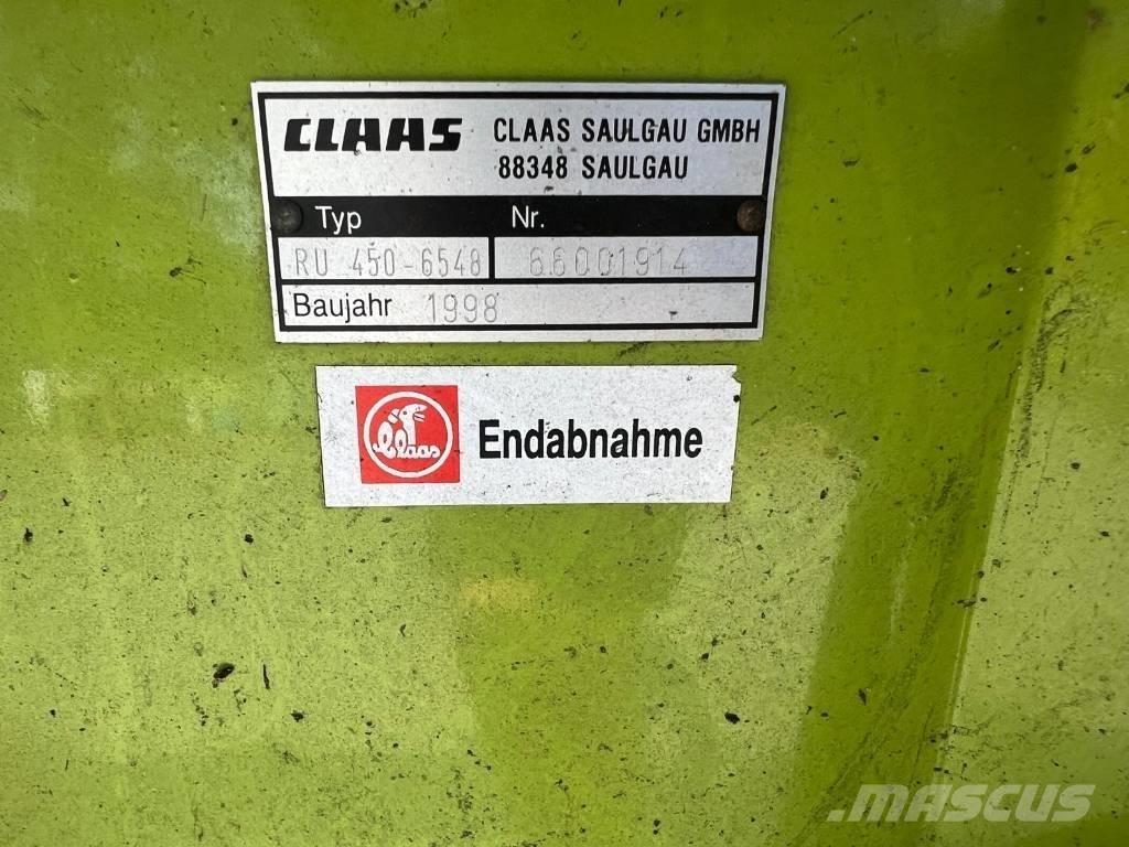 CLAAS RU 450 Samojízdné sekačky