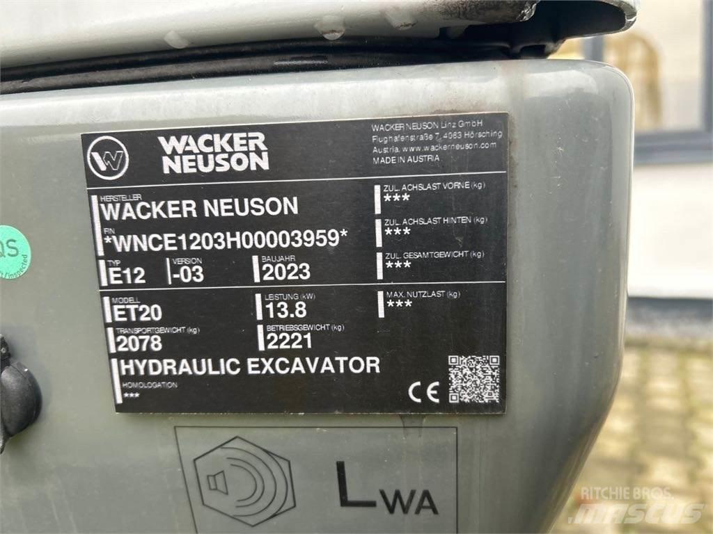 Wacker Neuson ET20 Pásová rýpadla