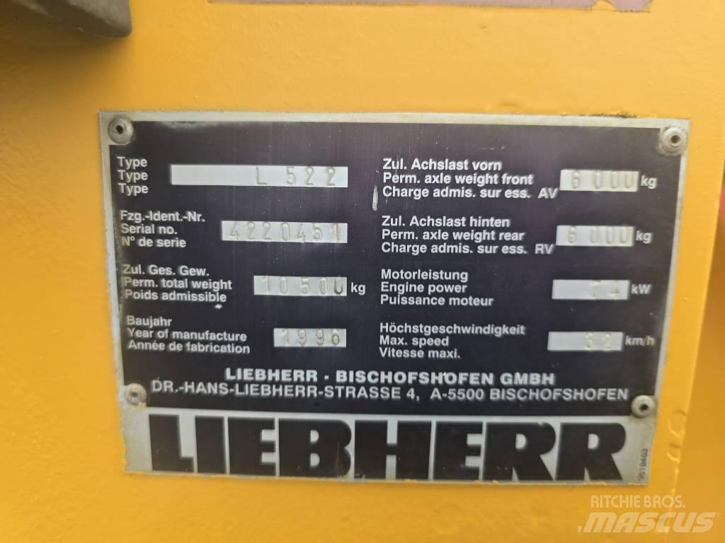 Liebherr L 522 Traktory