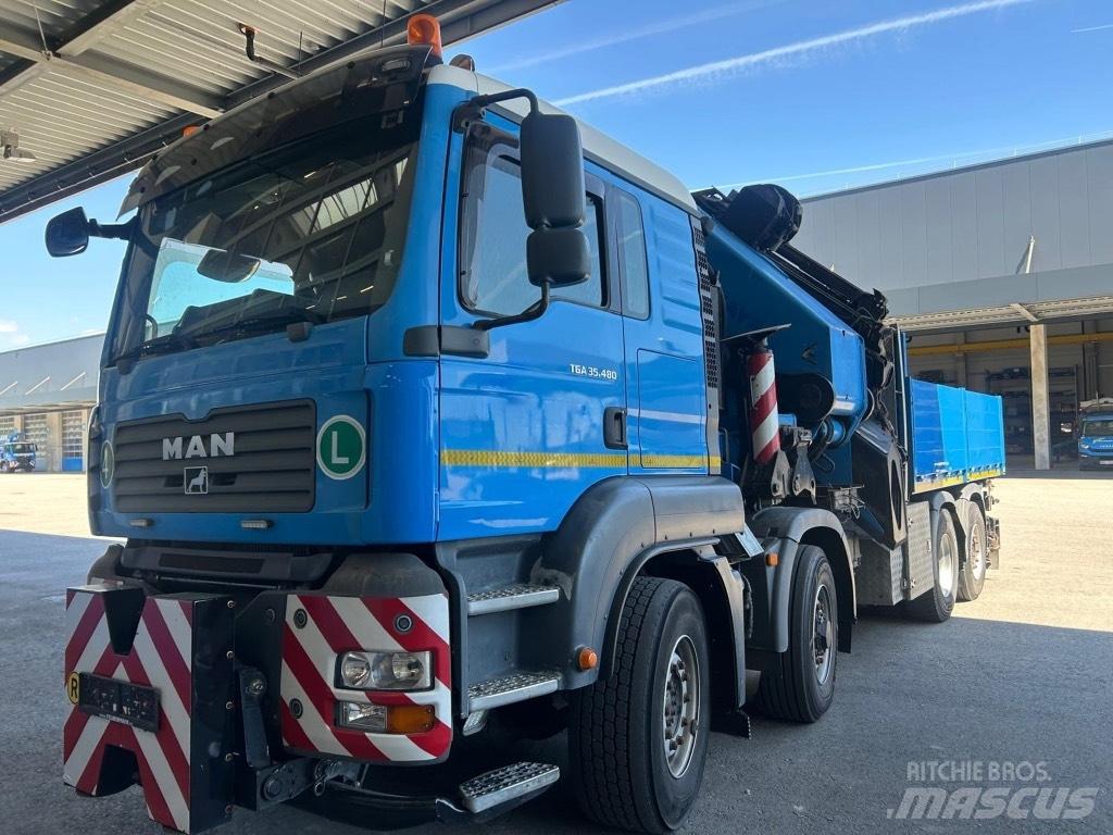 MAN TGA 35.480 Autojeřáby, hydraulické ruky