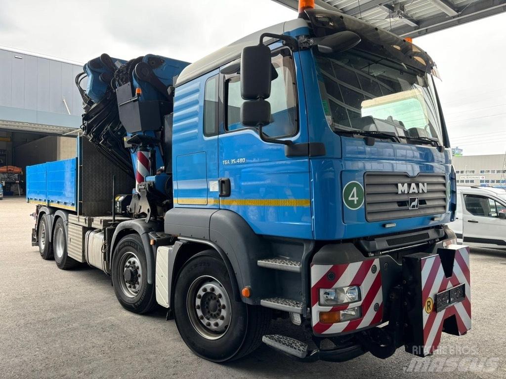 MAN TGA 35.480 Autojeřáby, hydraulické ruky
