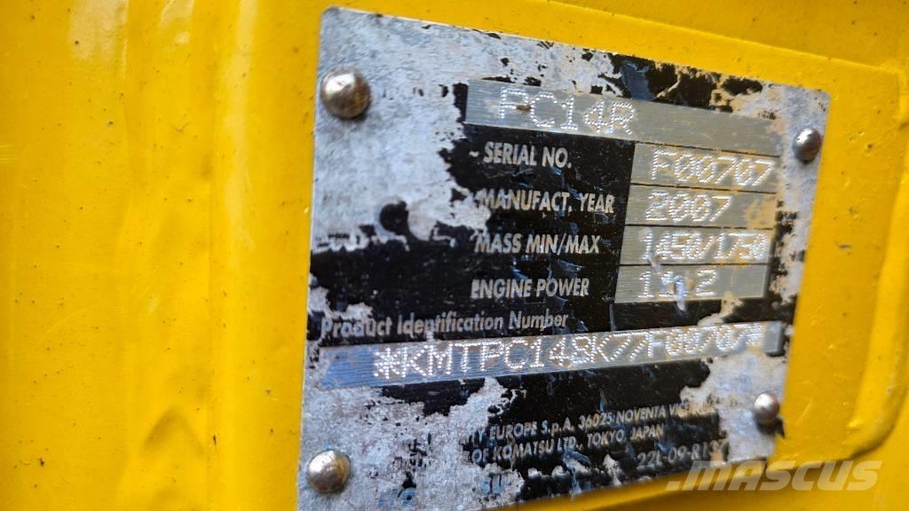 Komatsu PC 14 R Mini rýpadla < 7t
