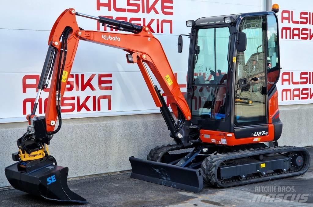 Kubota U 27-4 Mini rýpadla < 7t