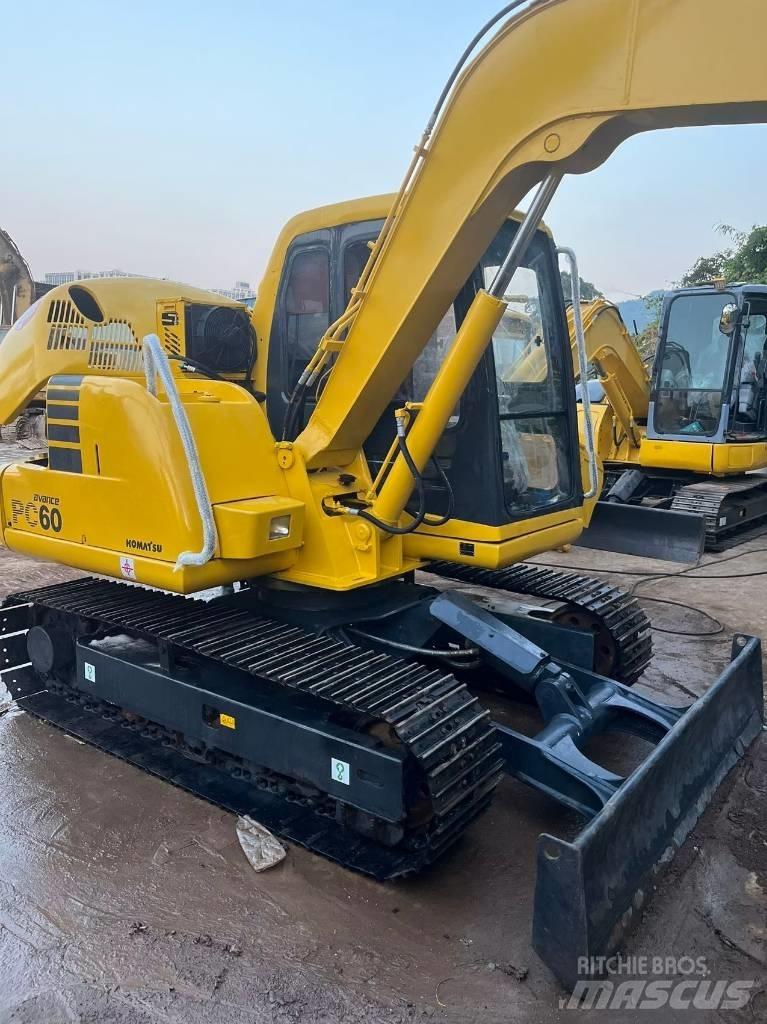 Komatsu PC 60-7 Pásová rýpadla