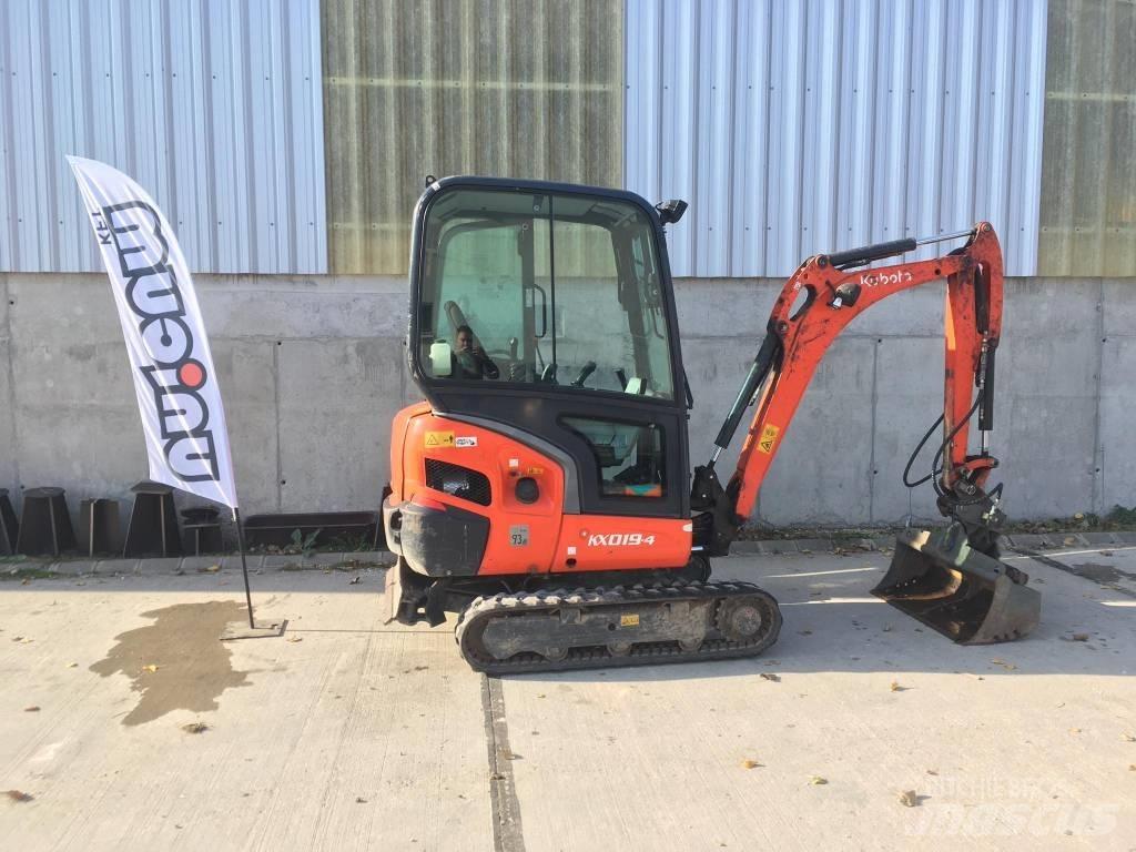 Kubota KX 019-4 Mini rýpadla < 7t