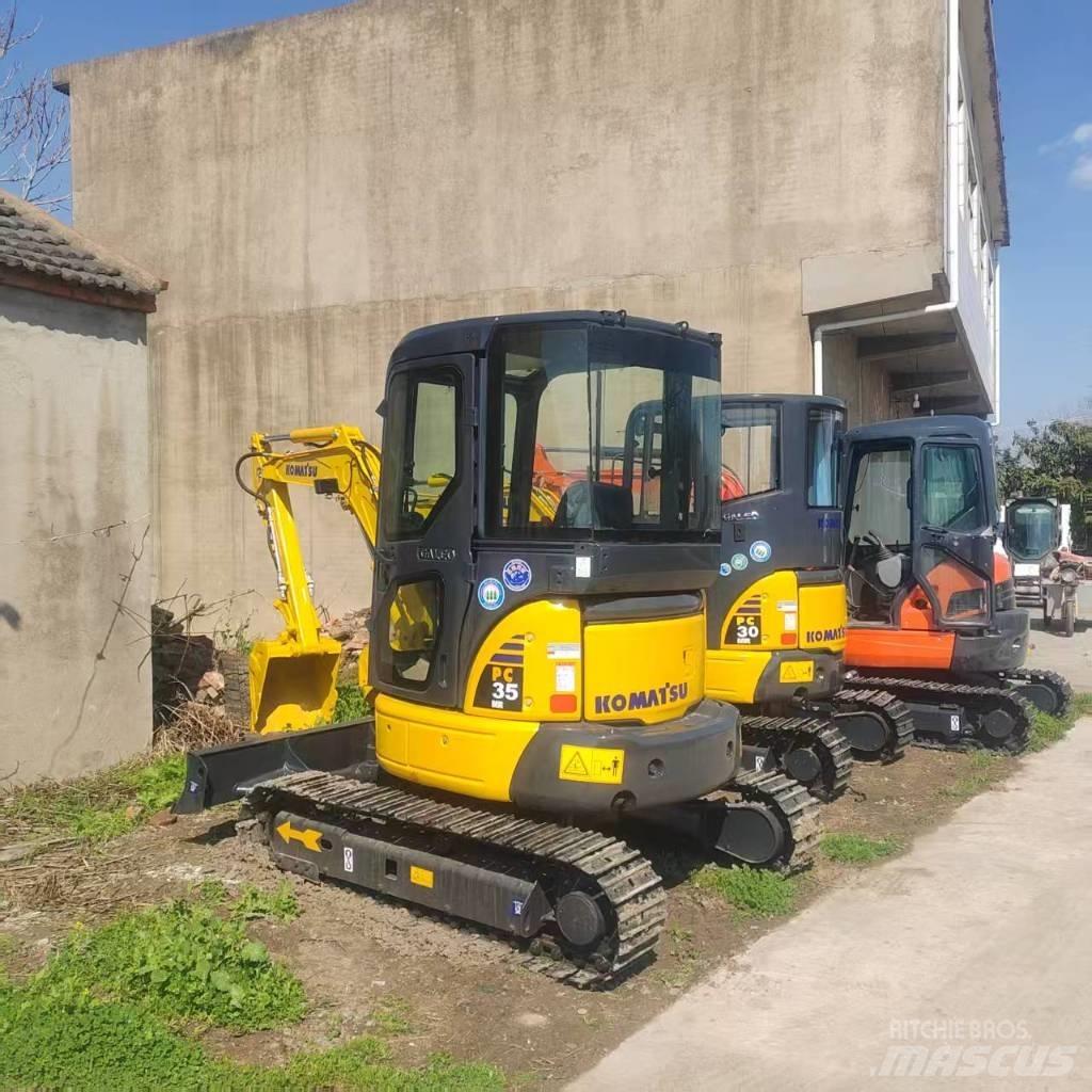 Komatsu PC 35 Pásová rýpadla