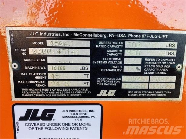 JLG 450 AJ II Kloubové plošiny