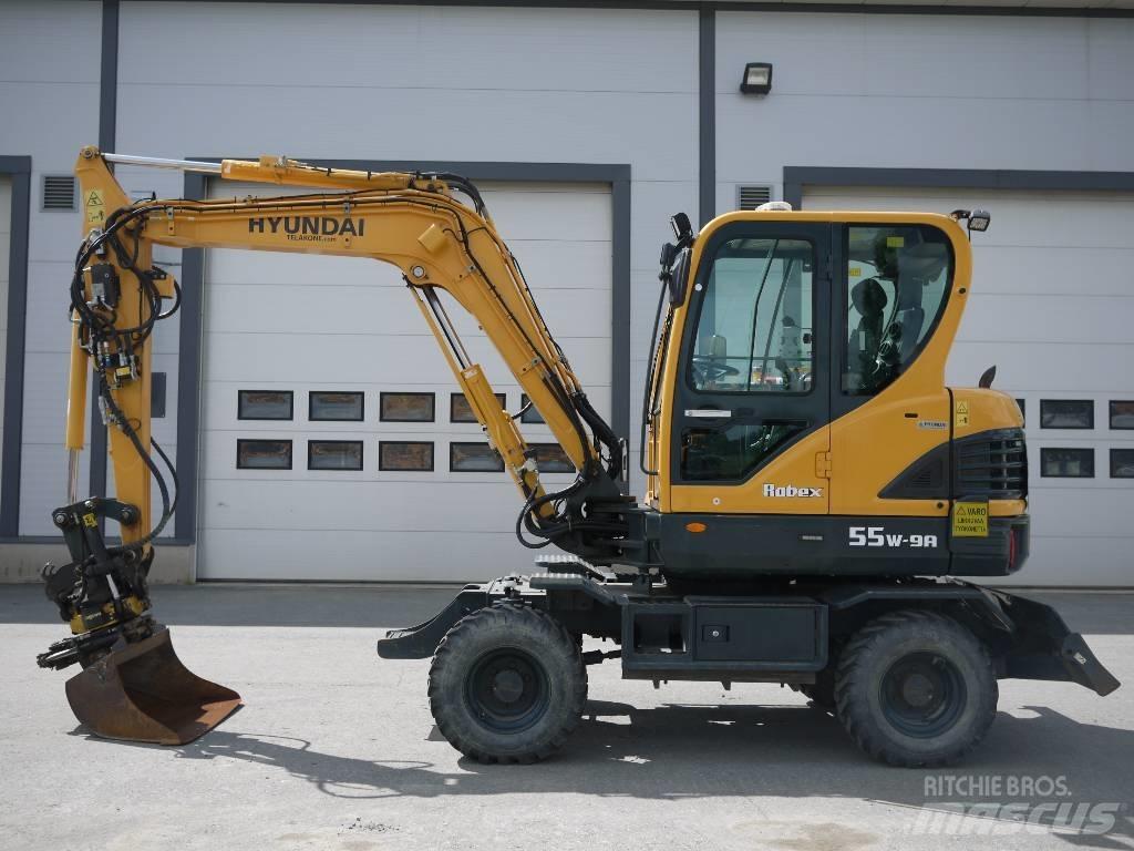 Hyundai R 55W-9A Kolová rýpadla