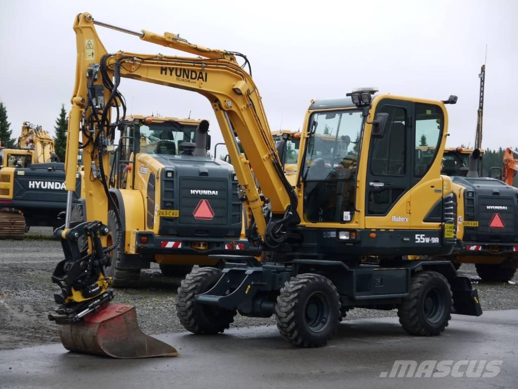 Hyundai R 55W-9A Kolová rýpadla
