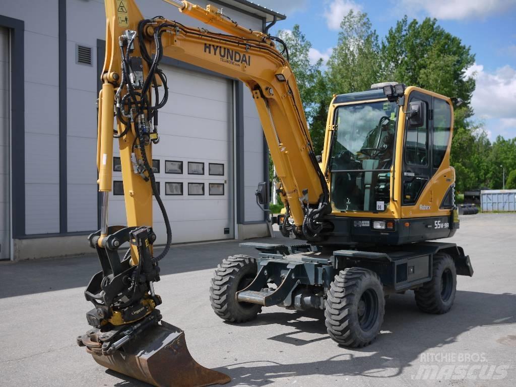 Hyundai R 55W-9A Kolová rýpadla